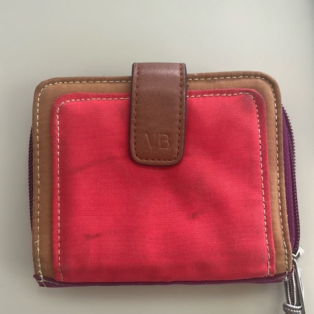 Used Vera Bradley “hot lava” wallet